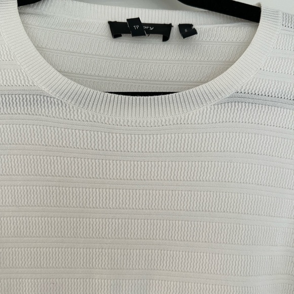 Theory rib knit white dress stretchy and fabulous!! - Picture 8 of 8